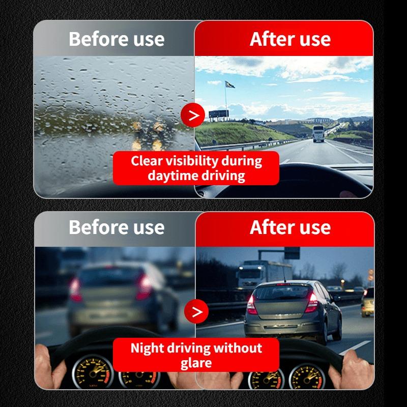 150ml Powerful Car Glass Oil Film Remover Windshield Cleaner Car Windshield Cleaner Tool Window Glass Cleaner for Car Cleaning