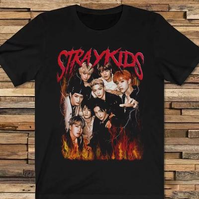 Stray Kids K-Pop Group Fan Gift Graphic Unisex T-Shirt