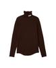 NOHANT Soft Turtleneck T-Shirt Brown
