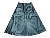 Pure Real Leather Long Classic Flare Wear Skirt Black Women's Genuine Lambskin