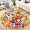 1pc Mario Characters Office Round Area Rug, Under Office Chairs Bedroom Living Room Home Decor  A1016267