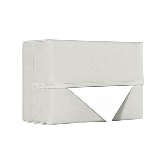 Car Tissue Box Magnetic Leather Tissue Holder Flexible Installation Tissue Dispenser for Car Seat Back Center Console Sun Visor Universal Car бежевый
