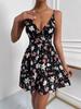 2026 new retro floral French women's suspender dress