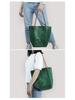 JOGUJOS Women's Genuine Leather Tote & Crossbody Bag - Large Capacity, Versatile, Casual Handbag