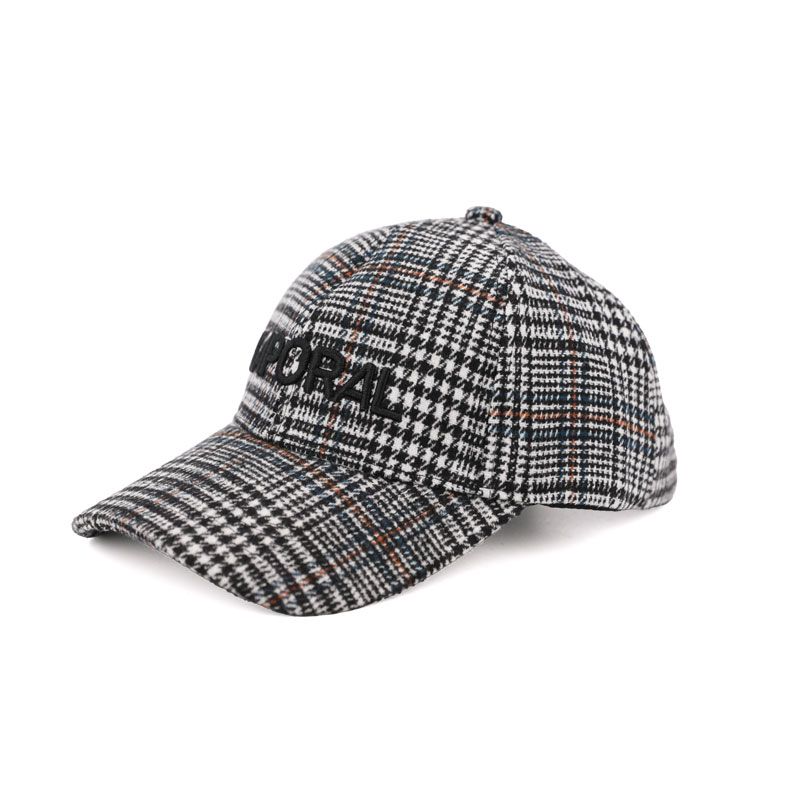 Casquette motif pied de poule avec carreaux Homme KAPORAL