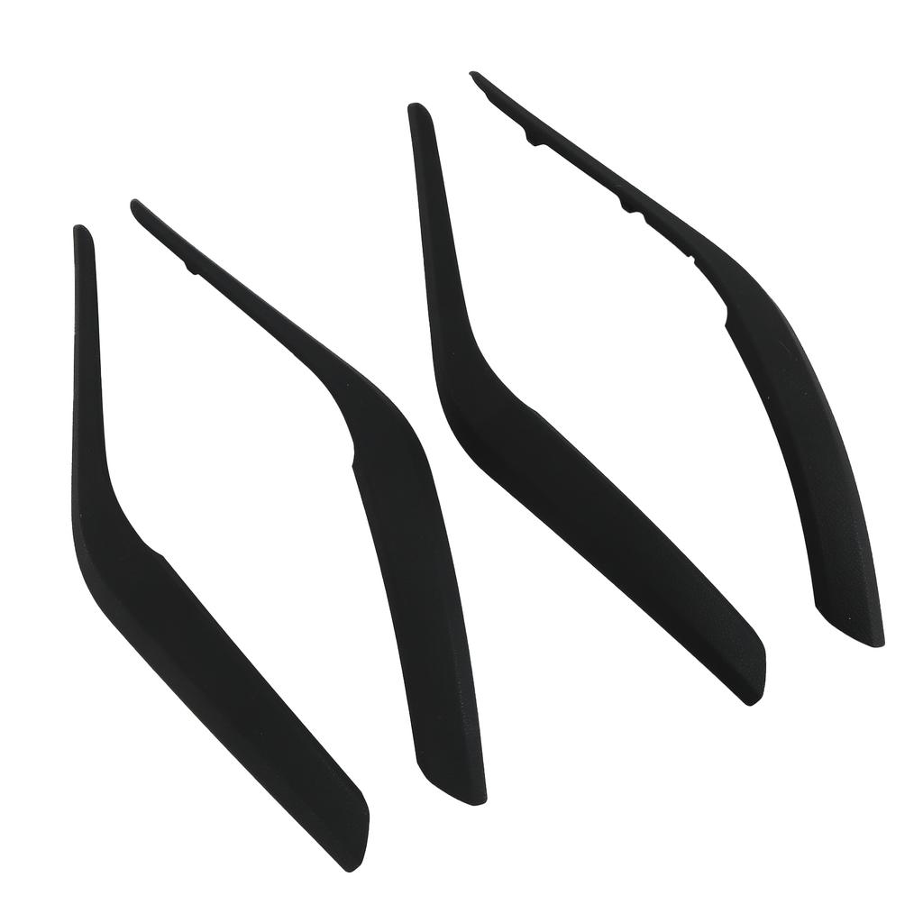 4pcs Inner Door Armrest Handle Trims Covers Decoration Replacement for X1 E84 2010 2016Matte Black