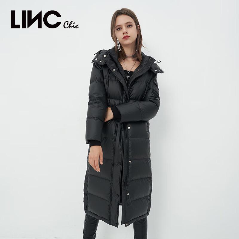Jinyujie Women's Winter Urban Loose Fit Long Down Puffer Jacket