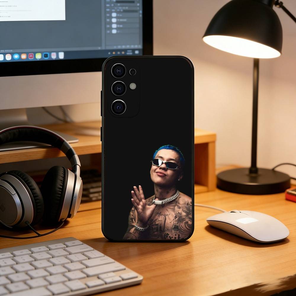 Rapper B-Blessd Phone Case For Samsung S25,S24,S21,S22,S23,S30,Ultra,S20,Plus,Fe,Lite,Note,10,Black Cover
