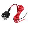 12V Car Cigarette Lighter Socket Adapter ID 21mm 0.8in Black with Spring Cover for Motorcycles Boats
