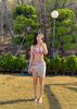 Three-Piece Strappy Push-Up Bikini Set for Small Bust - Sexy Swimwear for Beach Vacations