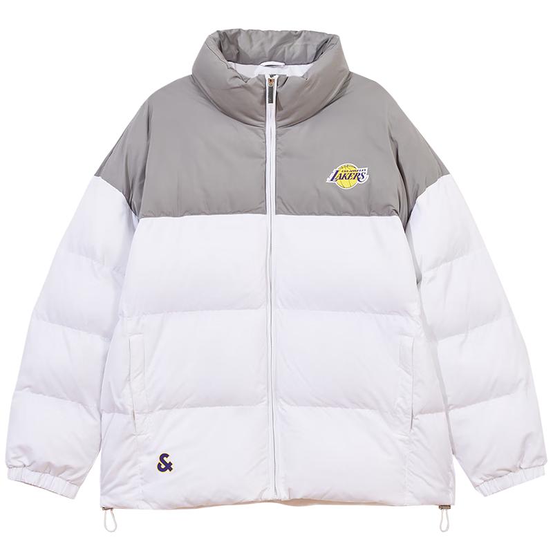 

JACK&JONES Men s Two-Tone Spliced Print Jacket L