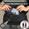 RFID Waist Passport Valuables Hidden Secret Pouch Anti-skimming Pouch, Case, Travel, Storage, Convenient, Anti-Pickpocket, Ultra-Lightweight, Pouch,