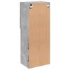 TV Cabinet with LED Lights Concrete Grey 40.5 x 30 x 102 cm