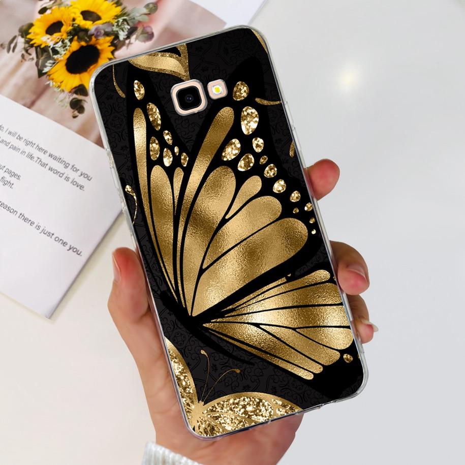 For Samsung Galaxy J4 Plus 2018 Phone Case Fashion Flower Soft Silicone Cover For Samsung J4 J 4 Plus 2018 J4+ J415F J4Plus Capa