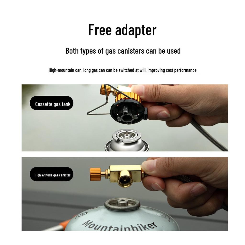 Mountain Guest Portable Folding Gas Stove - Multi-purpose Outdoor Cooker for Camping