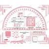 Shi Aode Geographic Coordinate and Map Drawing Ruler