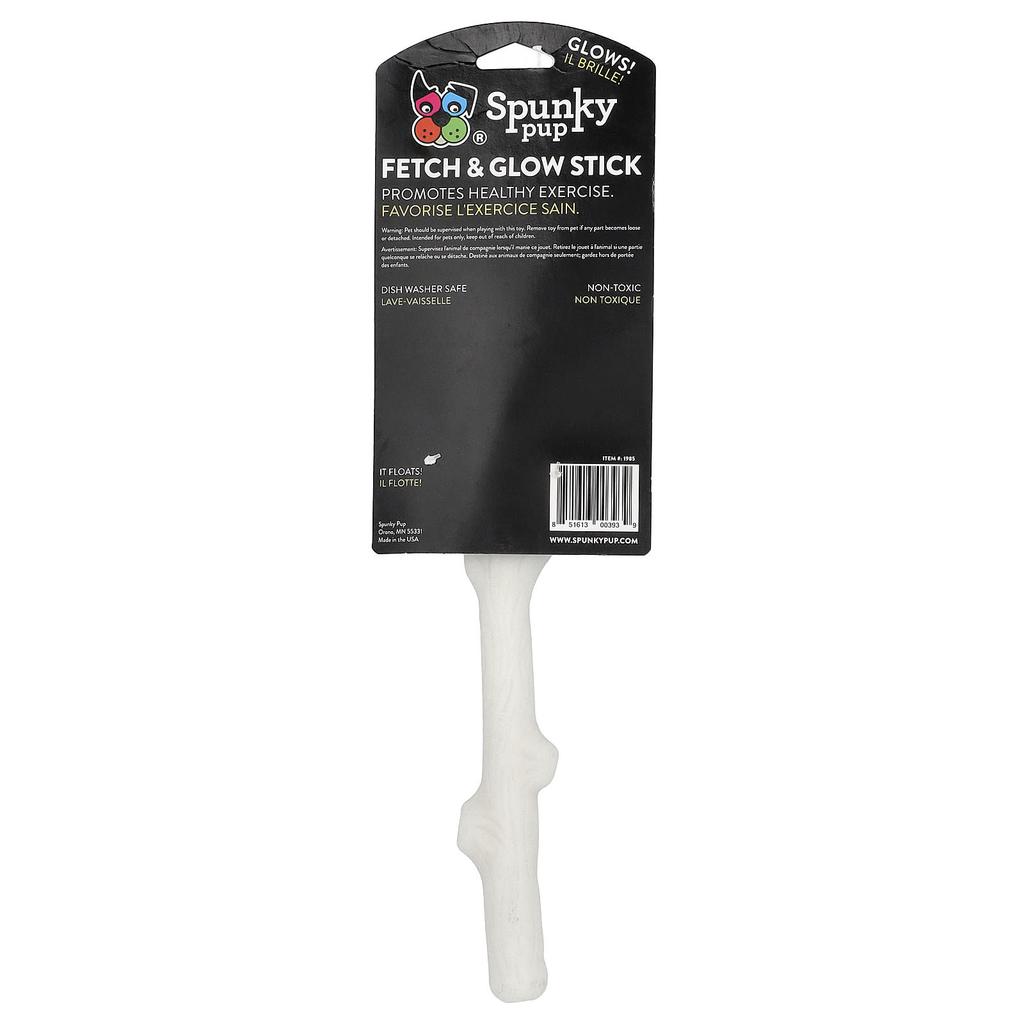 Spunky Pup Fetch & Glow, Stick, 1 Toy