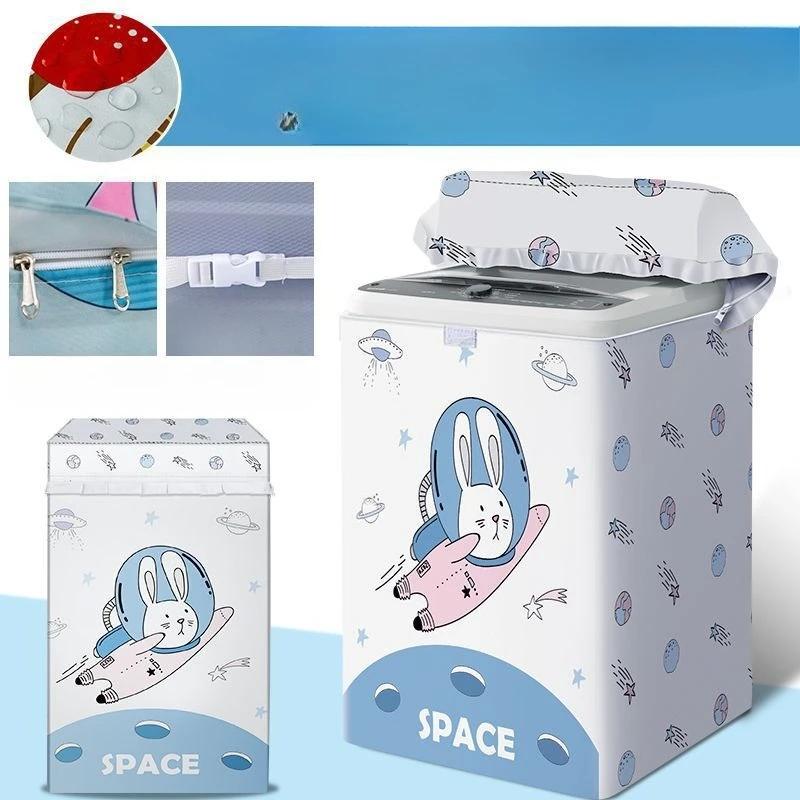 Capa para Máquina de Lavar com Abertura Superior, Capa Impermeável e Protetora Solar, Capa Protetora contra Pó, Pano de Cobertura Isolante Térmico Totalmente Automático