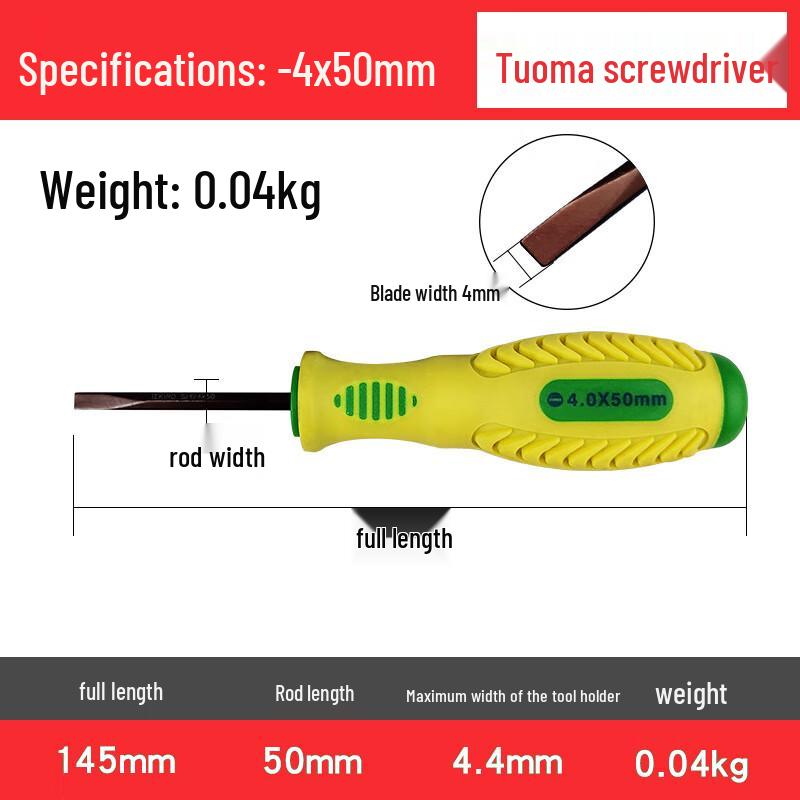 WEDO Cross & Slotted Screwdriver Set CN plug (adapter included)
