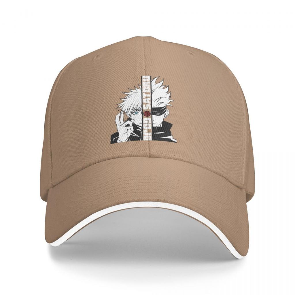 Herren Damen JJK Gojo Satoru Kappe Mode Baseballkappe Polyester Anime Hüte Sonnenhüte Verstellbar Papa Hut Großhandel Neu