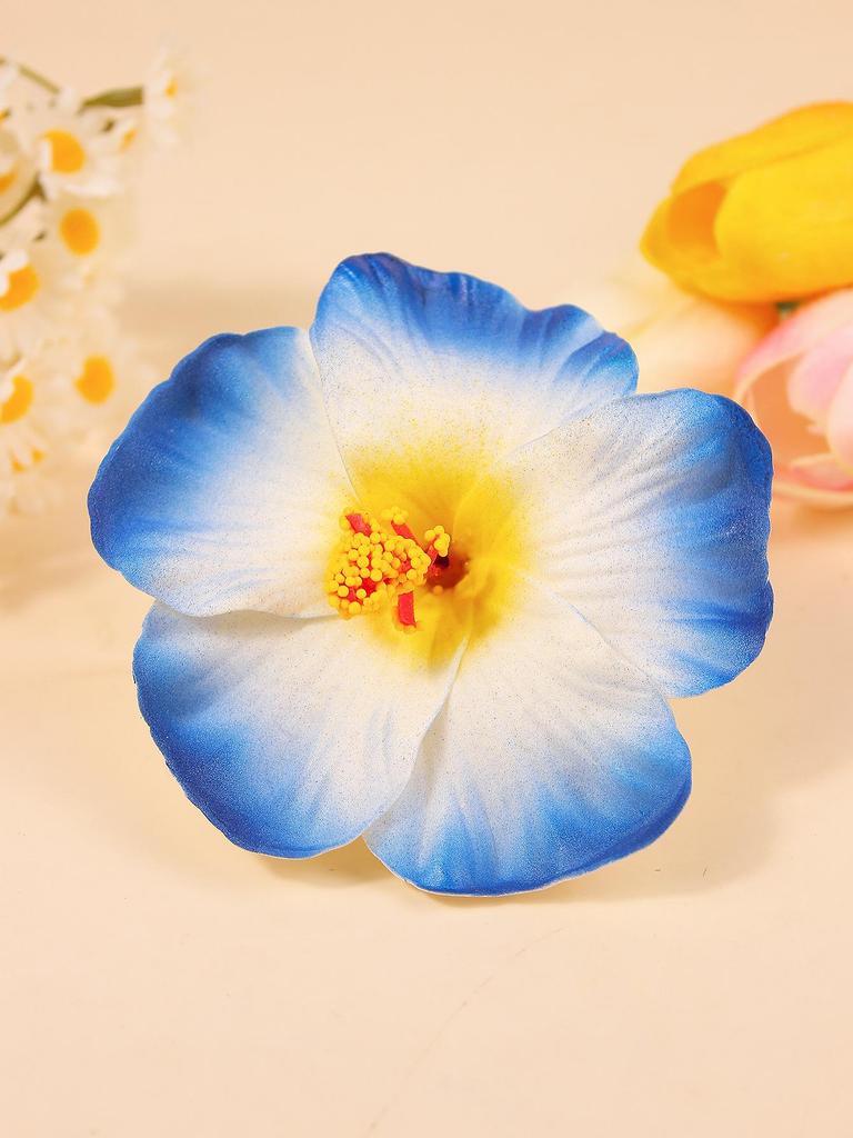 9cm EVA Frangipani Hibiscus Havajská Kvetinová Brošňa Pokrývka Hlavy Sušené Kvetinové Doplnky