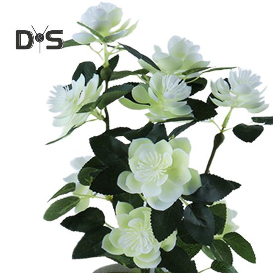 Artificial Potted Plant Portable Fadeless Plastic Home Decor Simulation Flower