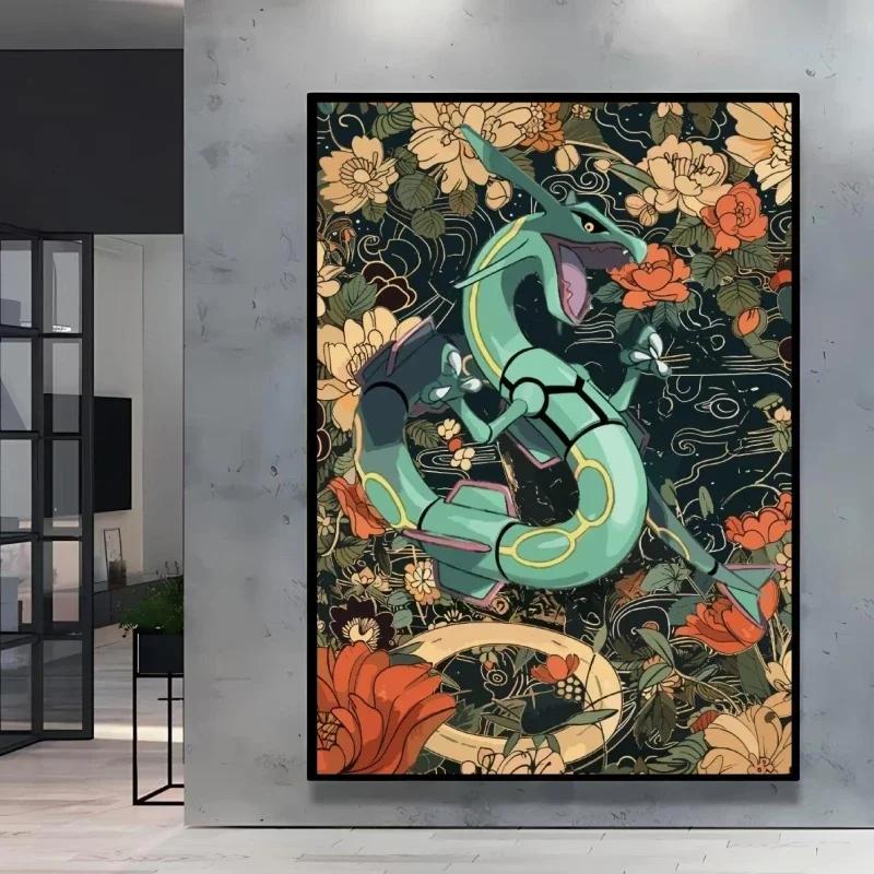 Classic Anime Pokemon Squirtle Latios Poster Hd Canvas Prints Cartoon Character Home Living Room Wall Decorative Holiday Gift