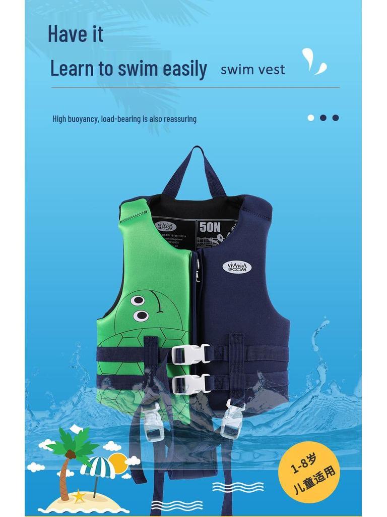 Children's Cartoon Animal Swimming Buoyancy Vest Swimsuit
