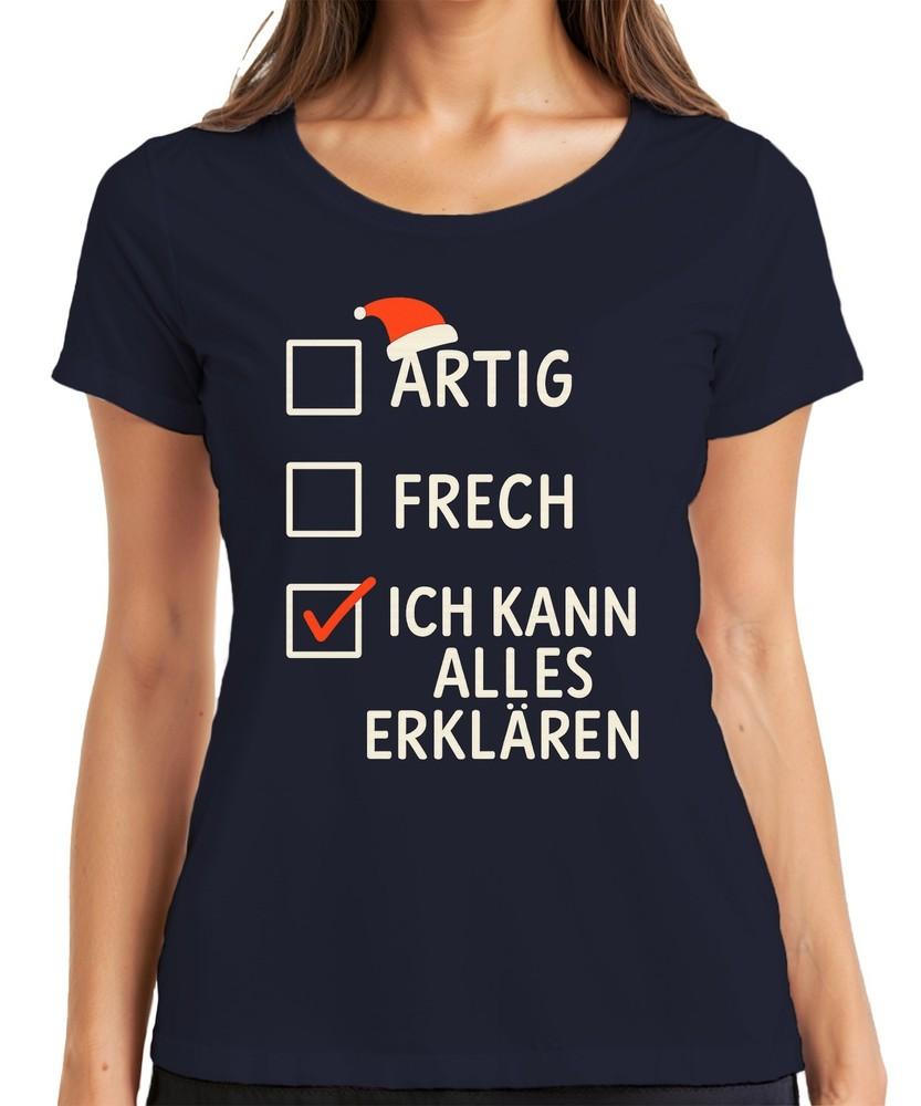Funny Christmas Gift I Can Explain Everything Cheeky Saying Ladies TShirt S