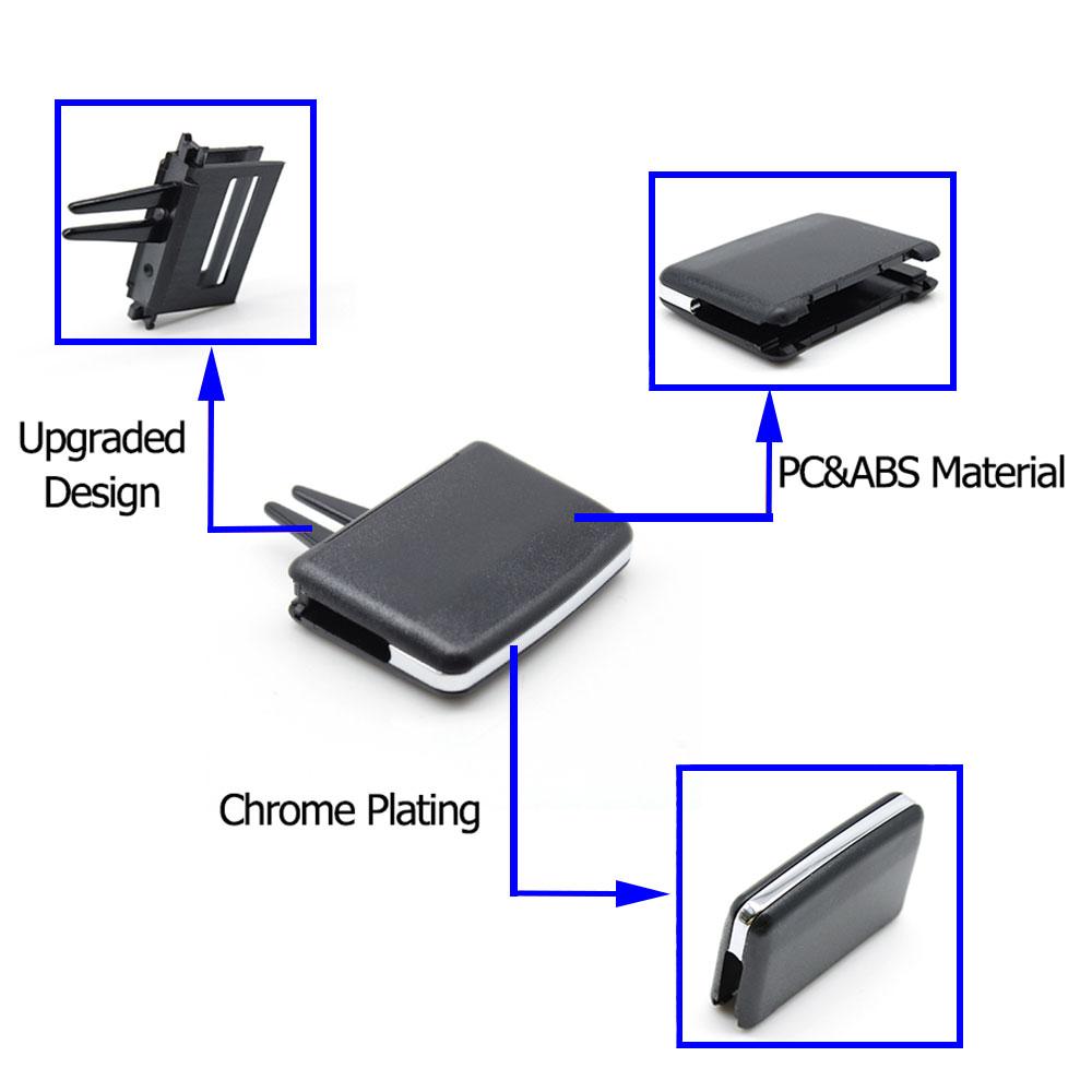 Rear AC Air Vent Grille Tab Clip Slider Repair Kit For Mercedes Benz W204 C X204 GLK W212 W207 E Class 2007 2008 2009 2010
