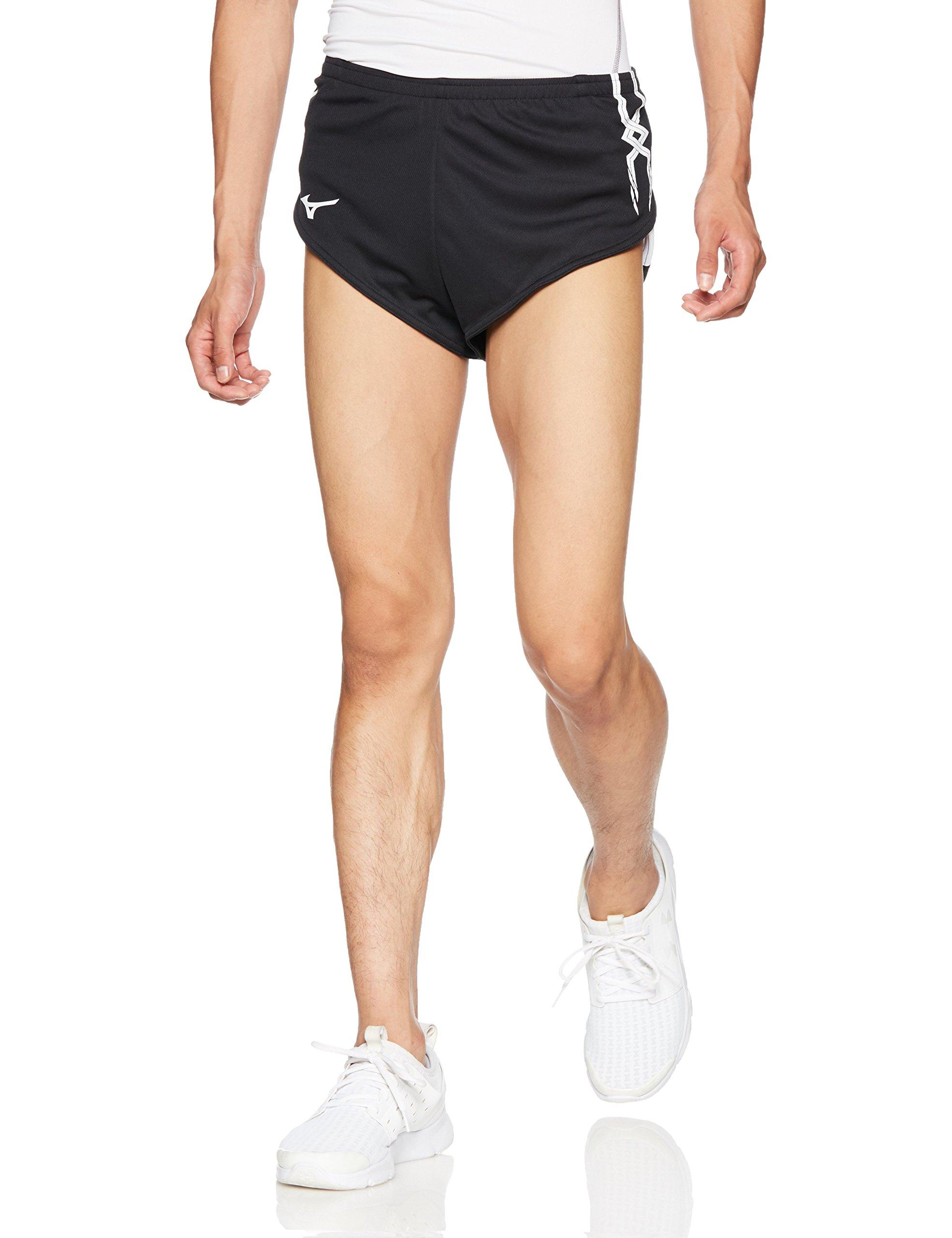 

Mizuno Track and Field Racing for Club U2MB8050 XL Men s Pants, Moisture-Wicking, Quick-Drying, Activities, 09, Black/White,