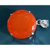 Opal Orange Pendant Locket Natural 88.50 Ct Round Cut Fabulous Certified