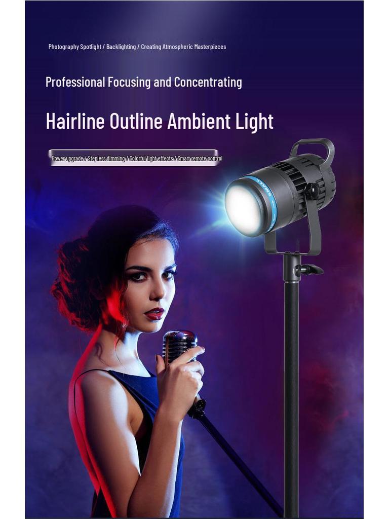 Kit de Fundo Ao Vivo, Atmosfera e Iluminação de Preenchimento 8 Yingbang Streamer