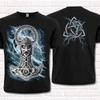Thor's Hammer T-Shirt, Mjolnir. Viking Style. Asatru. Nordic Tradition.