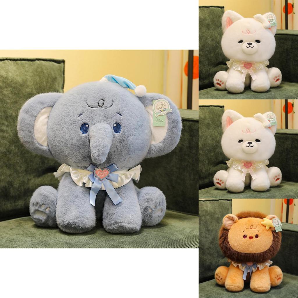 Cane Elefante Leone Peluche Animale Giocattolo Con Imbottitura in Cotone PP Per Regalo di Compleanno dei Bambini