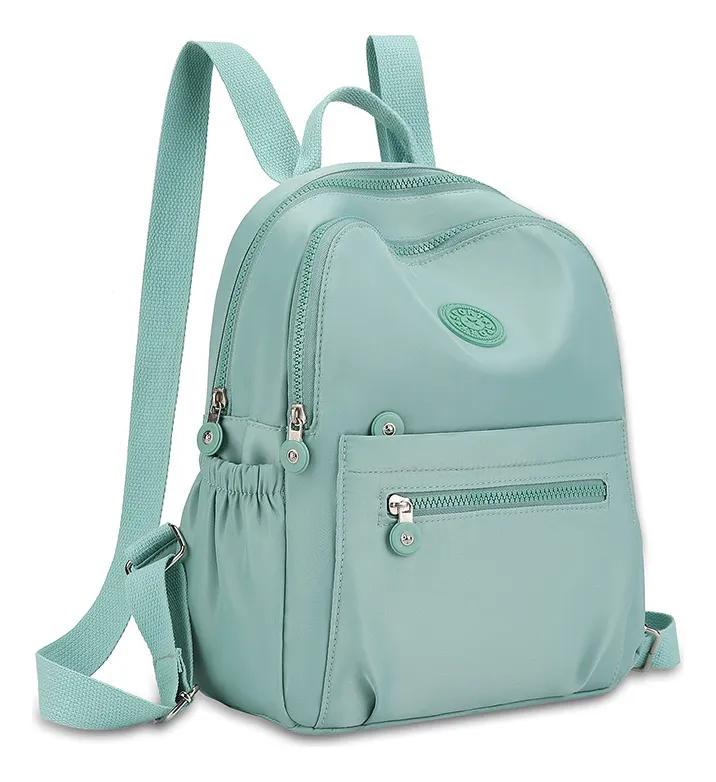 

Mini Nylon Women Backpacks,Small Ladies backpacks Casual Lightweight Women Shopping Travel Daypack синий