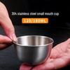 Korean Style 304 Stainless Steel Beer Cup for Barbecue and Restaurants