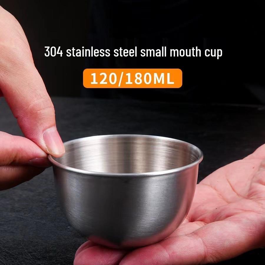 Korean Style 304 Stainless Steel Beer Cup for Barbecue and Restaurants