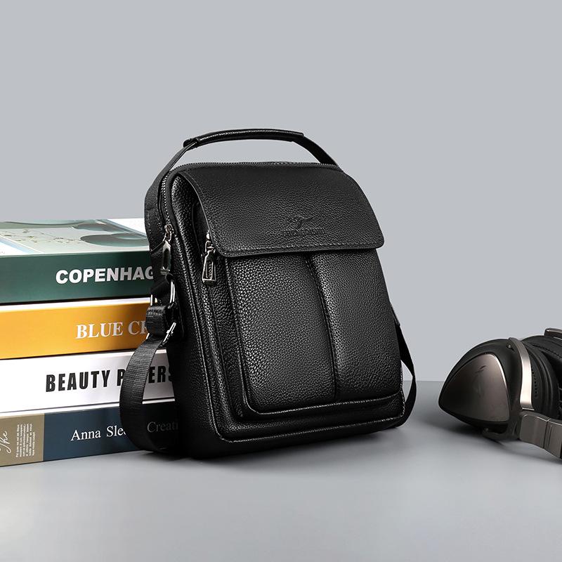 2025 Summer Men's Multifunctional Crossbody and Shoulder Bag: Casual, Large-Capacity Travel Bag