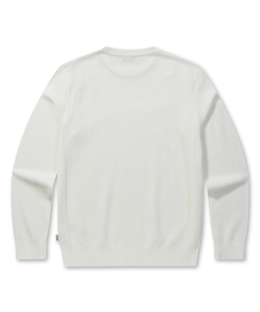 BRENTWOOD [Essentials] Washable Round Neck Sweater Brwas25251Ivx