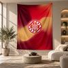 Decorative Tapestry,Girona FC Printed Wall Art, Lightweight Wall Hanging For Bedroom Background