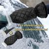 1 Set Heavy-Duty Windproof Winter Car Ice Scraper & Combo with Reinforced Grip, Convertible Snow Removal Tool - Portable