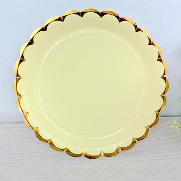 Kindergeburtstag Einweg-Papp-Dessertteller für Party und Picknick