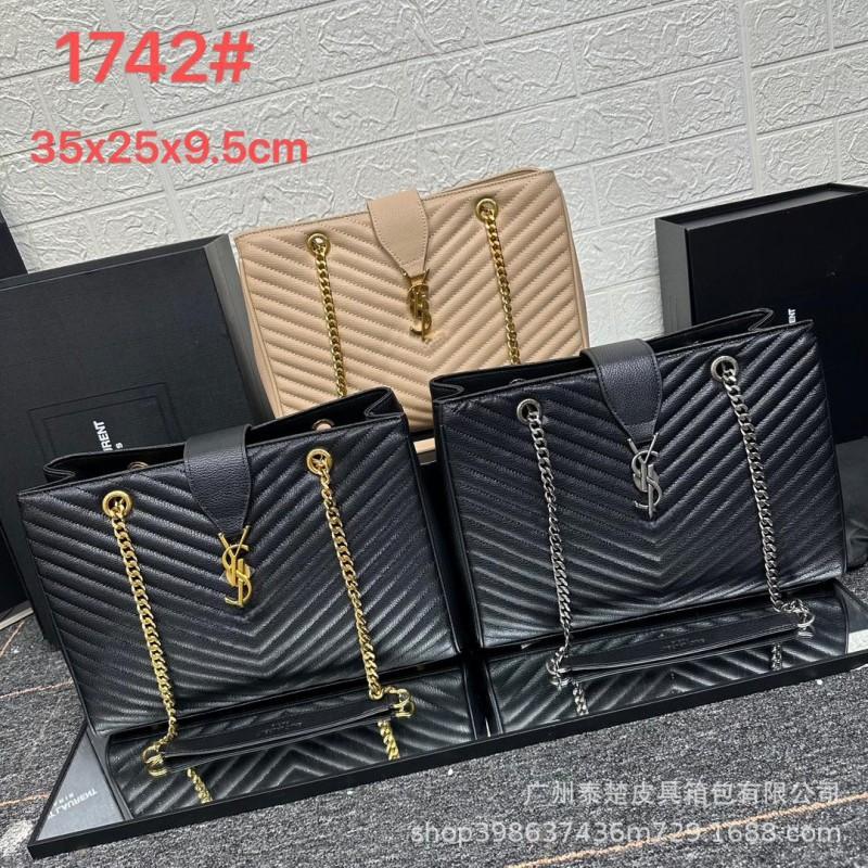 Xiaoxiangfeng Gitter-Ketten-Tasche Damen Ziegenmuster Rindsleder Schulter Crossbody Vielseitig Modisch Klein Quadratisch