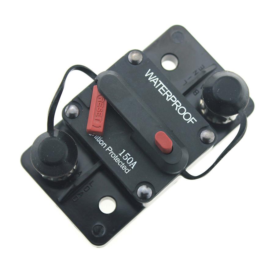 48V Flush-Mount Circuit Breaker 150AMP For Car Stereo Audio Inline Replace Fuse