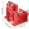 Inclined Hole Drilling Positioner, Adjustable Pocket Hole Jig Kit, 15 Degrees  Angle Aluminum Alloy Woodworking