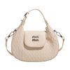 Shape Crescent Solid Color Single Shoulder Crossbody Bag Handbag Fashion Women