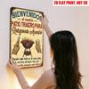 Vintage Metal Sign "Bienvenidos Al Nuestro Patio Trasero" - Rustic BBQ Welcome Wall Art, Durable Metal Plaque with Spanish Greet