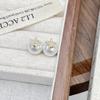 Elegant Diamond Star Pearl Earrings - Luxurious, Versatile Design for Women