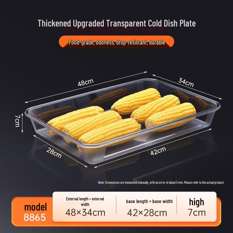 Qianxing Acrylic Clear Commercial Serving Tray